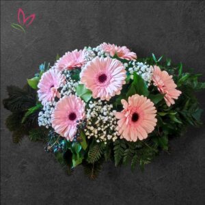 Gerberás sírcsokor