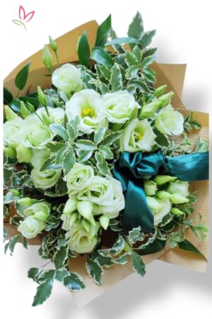Lizianthus kerek csokor